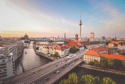 Berlin Brandenburg Gate with historic architecture and German landmarks